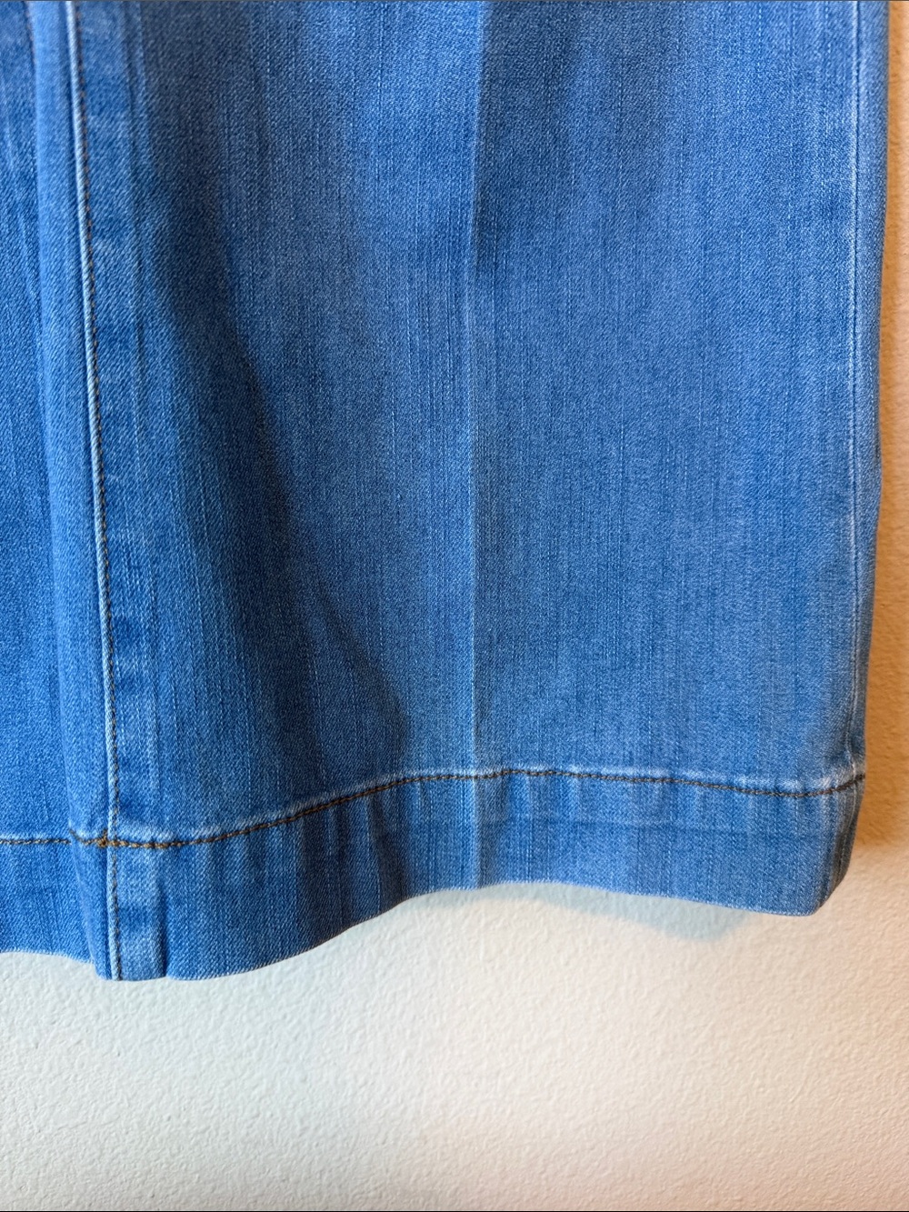 Soft Surroundings Medium Blue Trouser Jeans - Picture 6 of 7